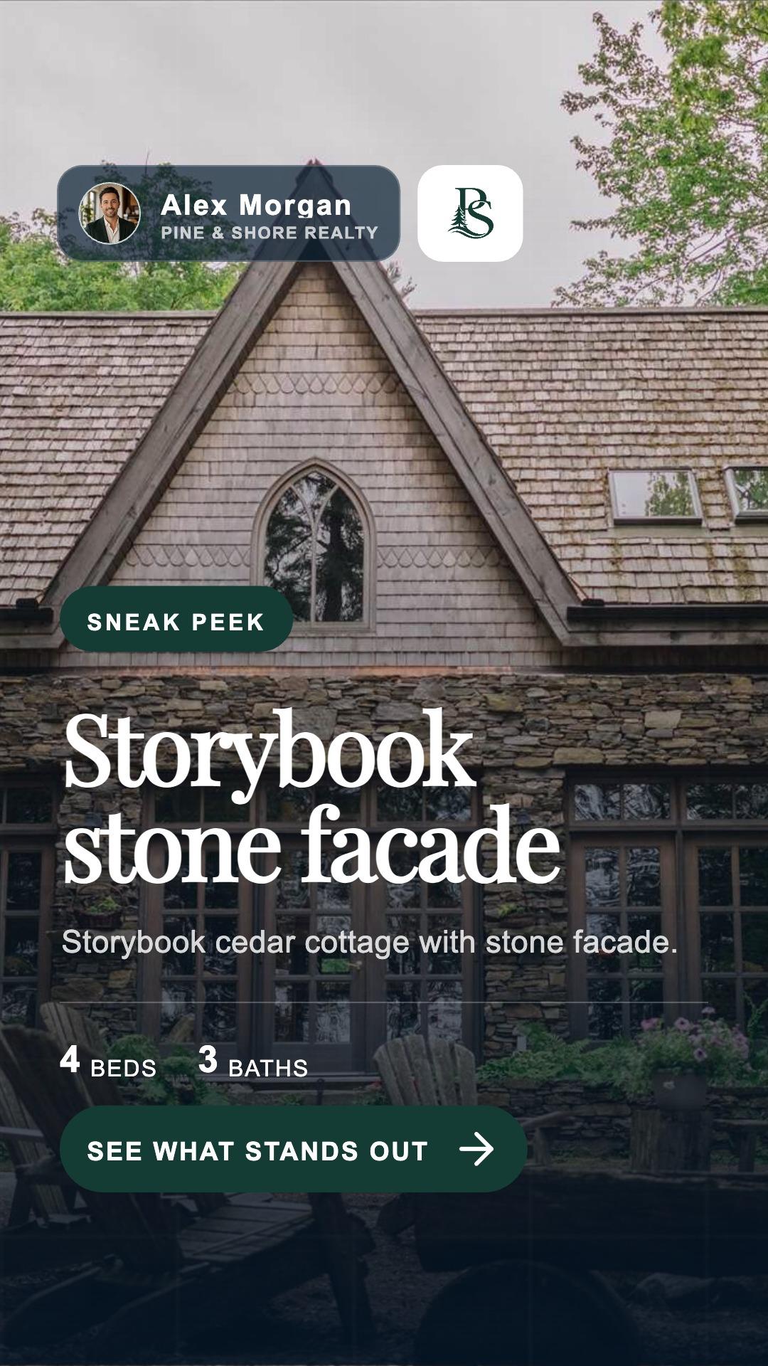 Exported second full-screen Story card for 42 Pinewater Point